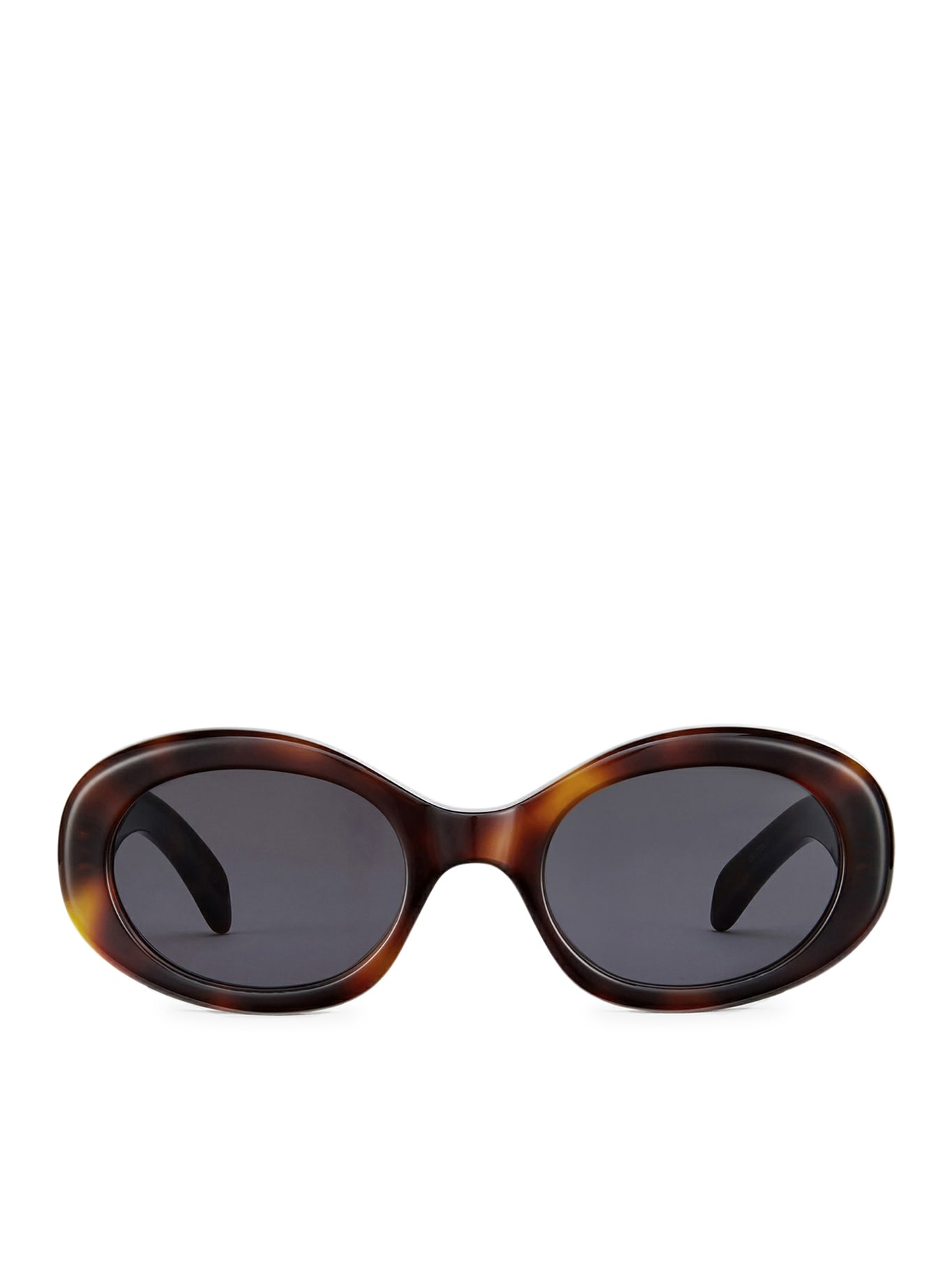 Celine Triomphe 01 Sunglasses In Blonde Havana Acetate In Brown