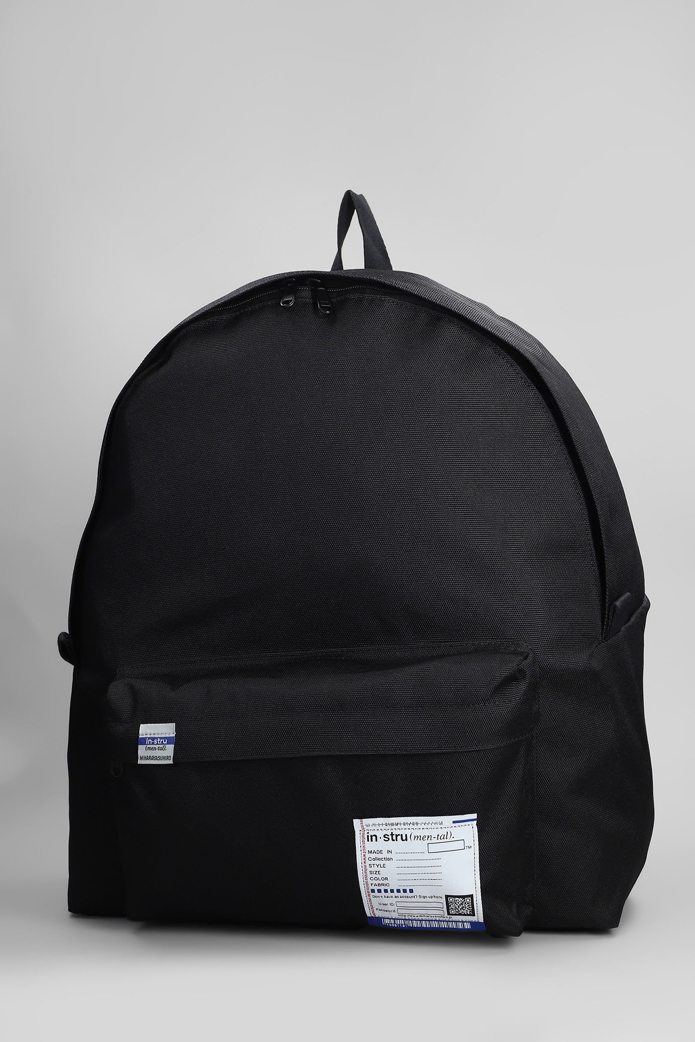 Miharayasuhiro Backpack In Black Nylon In Black