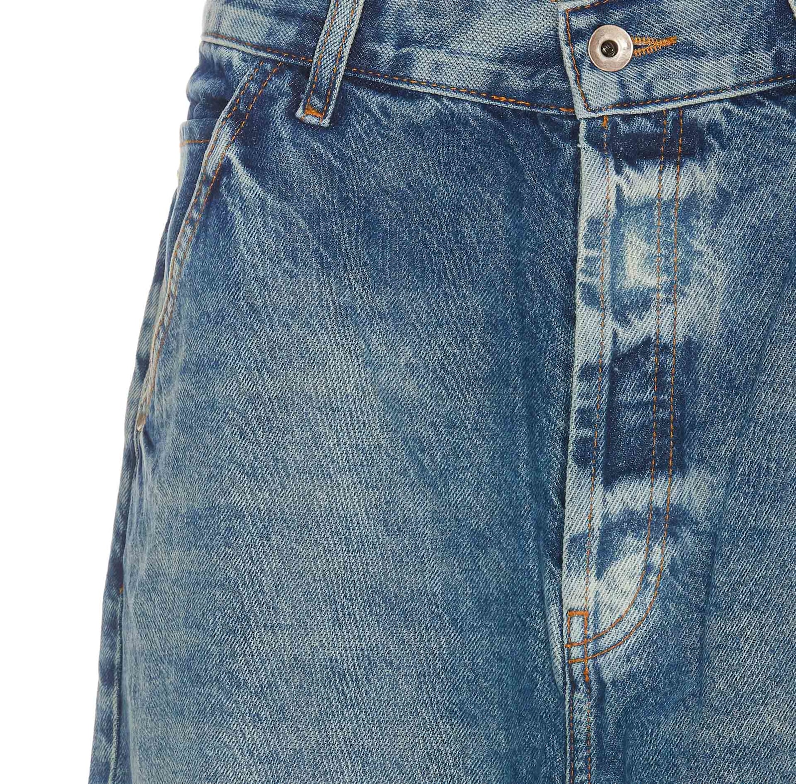 Shop Patrizia Pepe Denim Wide Jeans In Blue