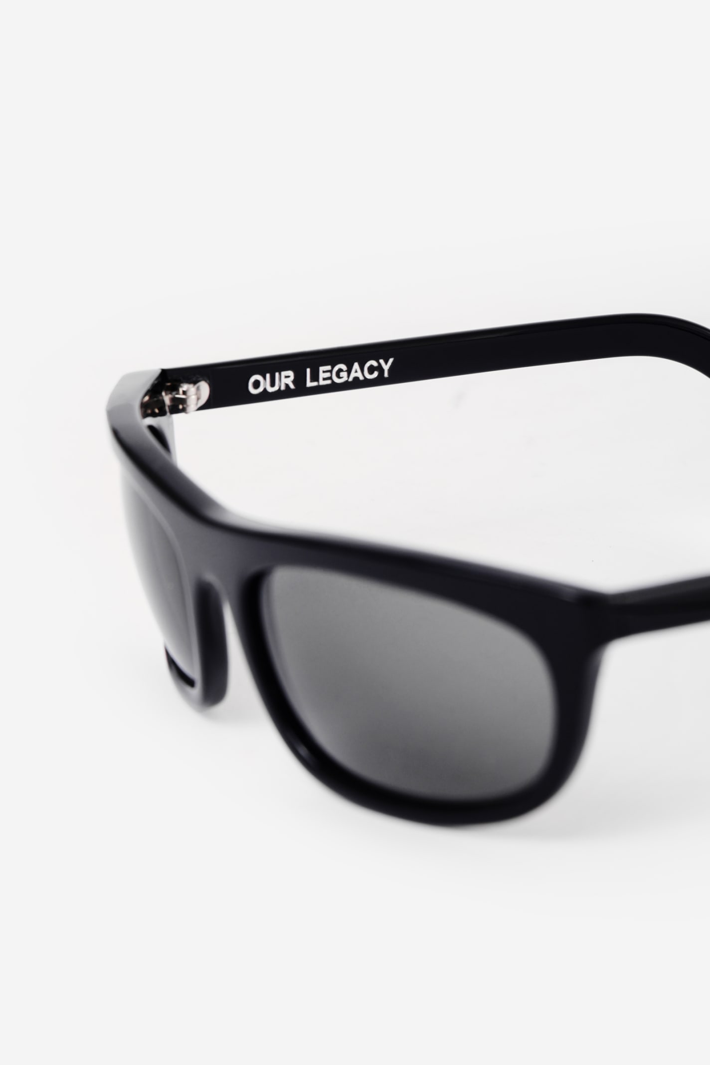 Our Legacy Black Shelter Sunglasses In Black