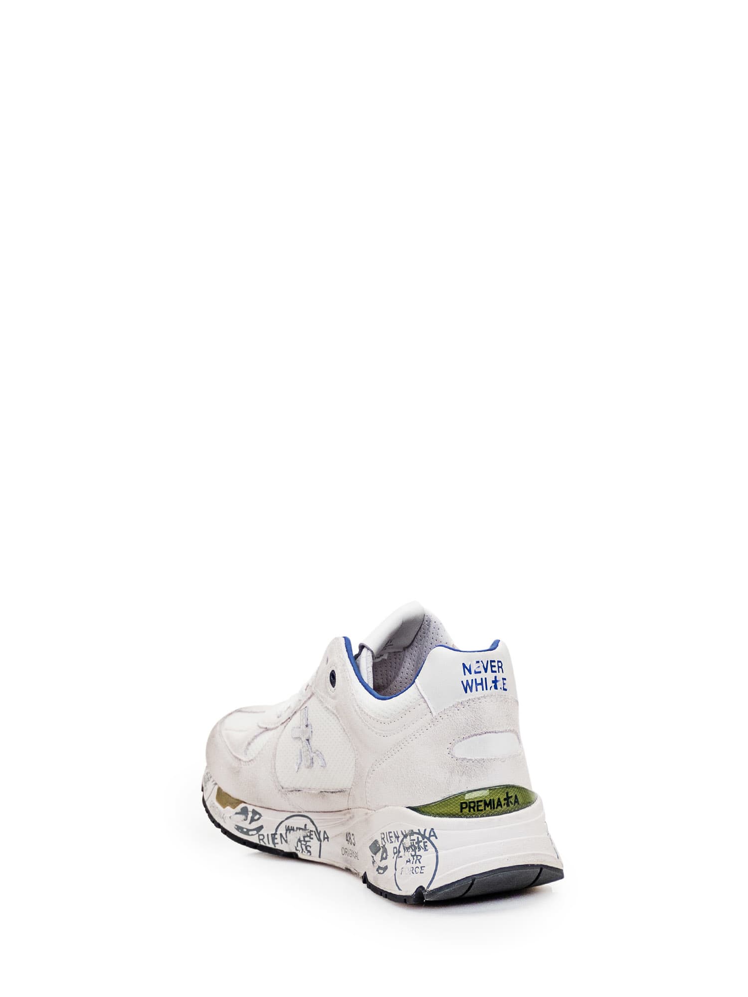 Shop Premiata Mase 6621 Sneaker In White