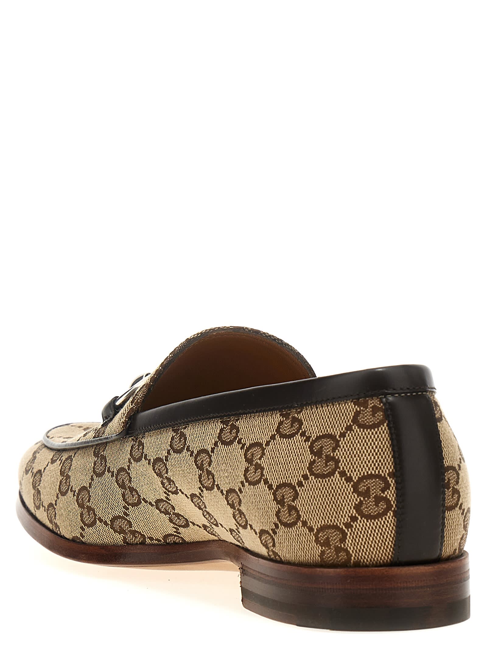 Shop Gucci Moccasini Morsetto In Brown