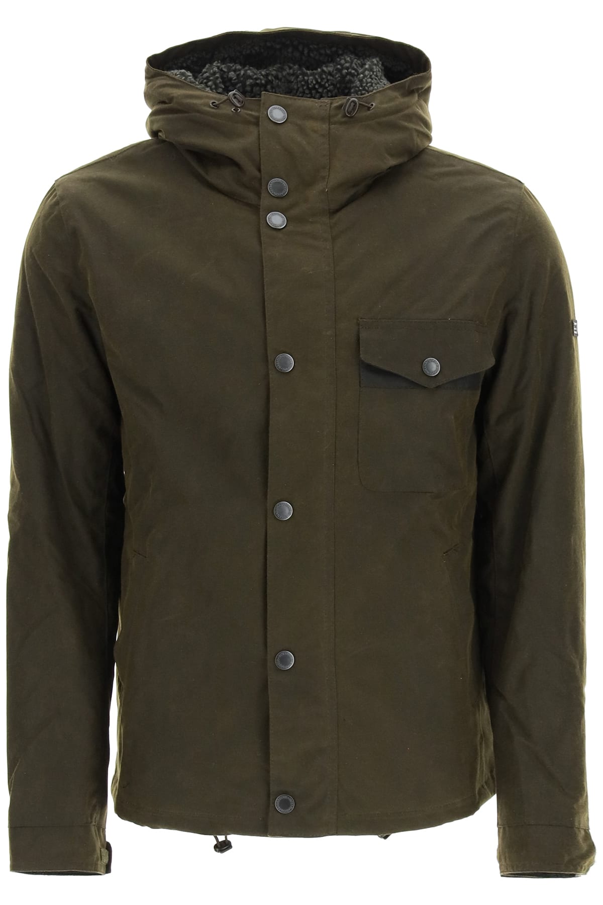 Barbour Kevlar Wax Jacket In Olive (brown)