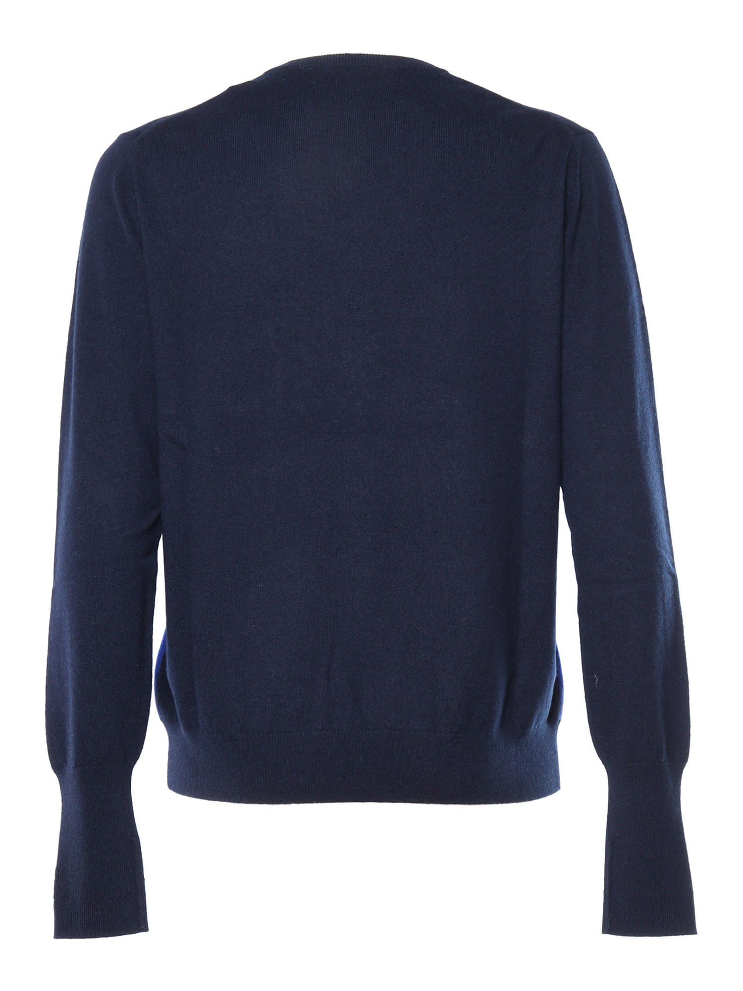 Ballantyne V Neck Pullover With Diamonds Clothing In Blue