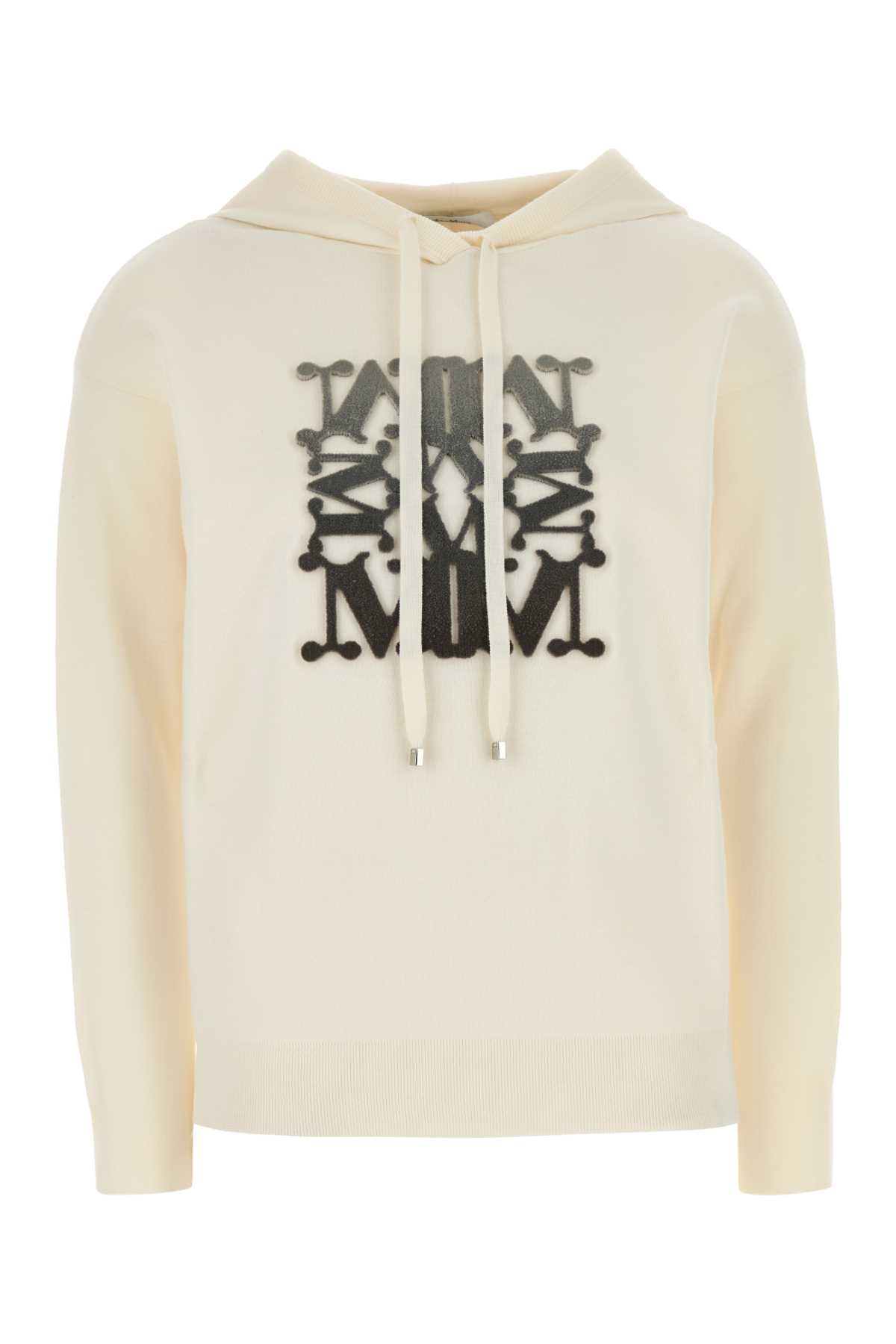 Ivory Wool Taddeo Sweatshirt