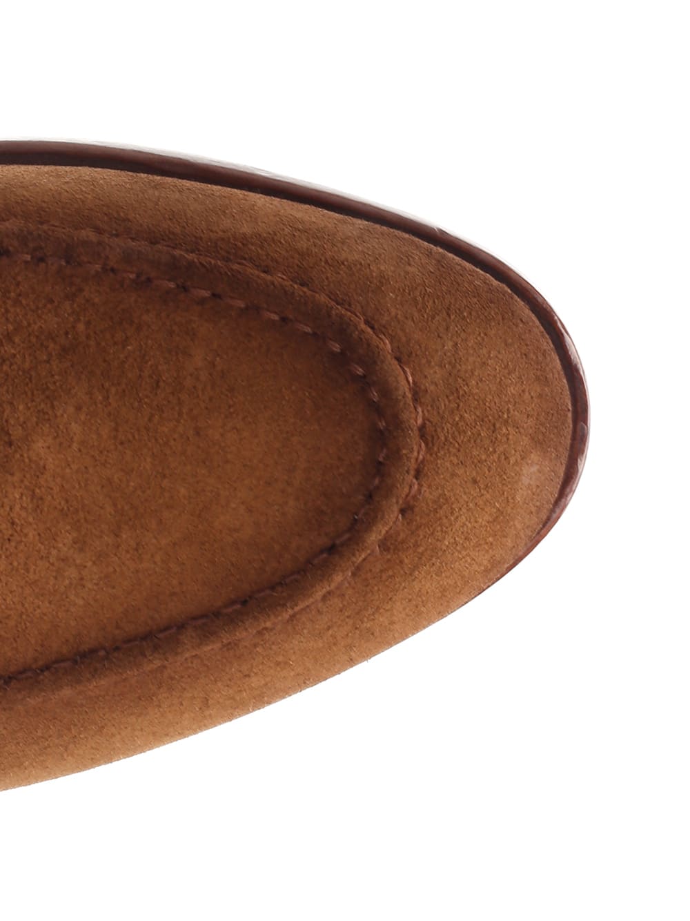 Shop Officine Creative Temple 016 Suede Loafer In Brown