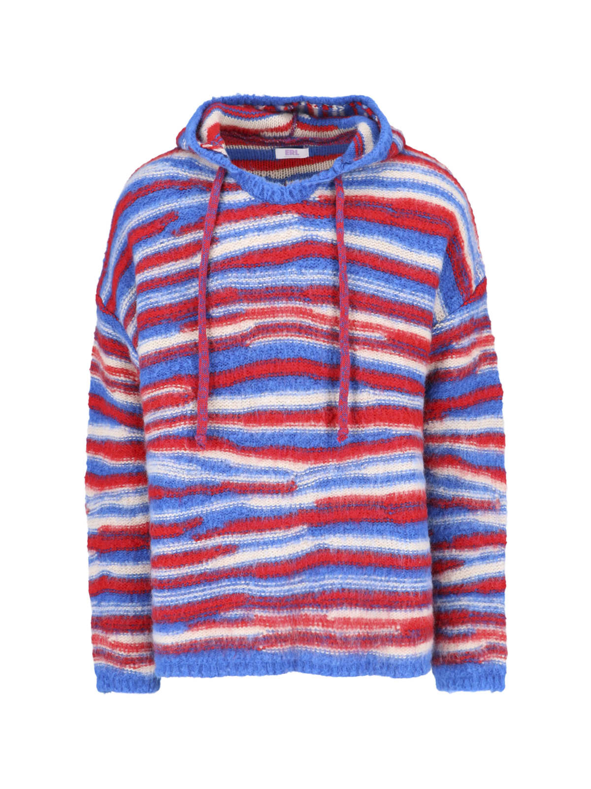Erl Unisex Oversized Hoodie Knit In Multicolor