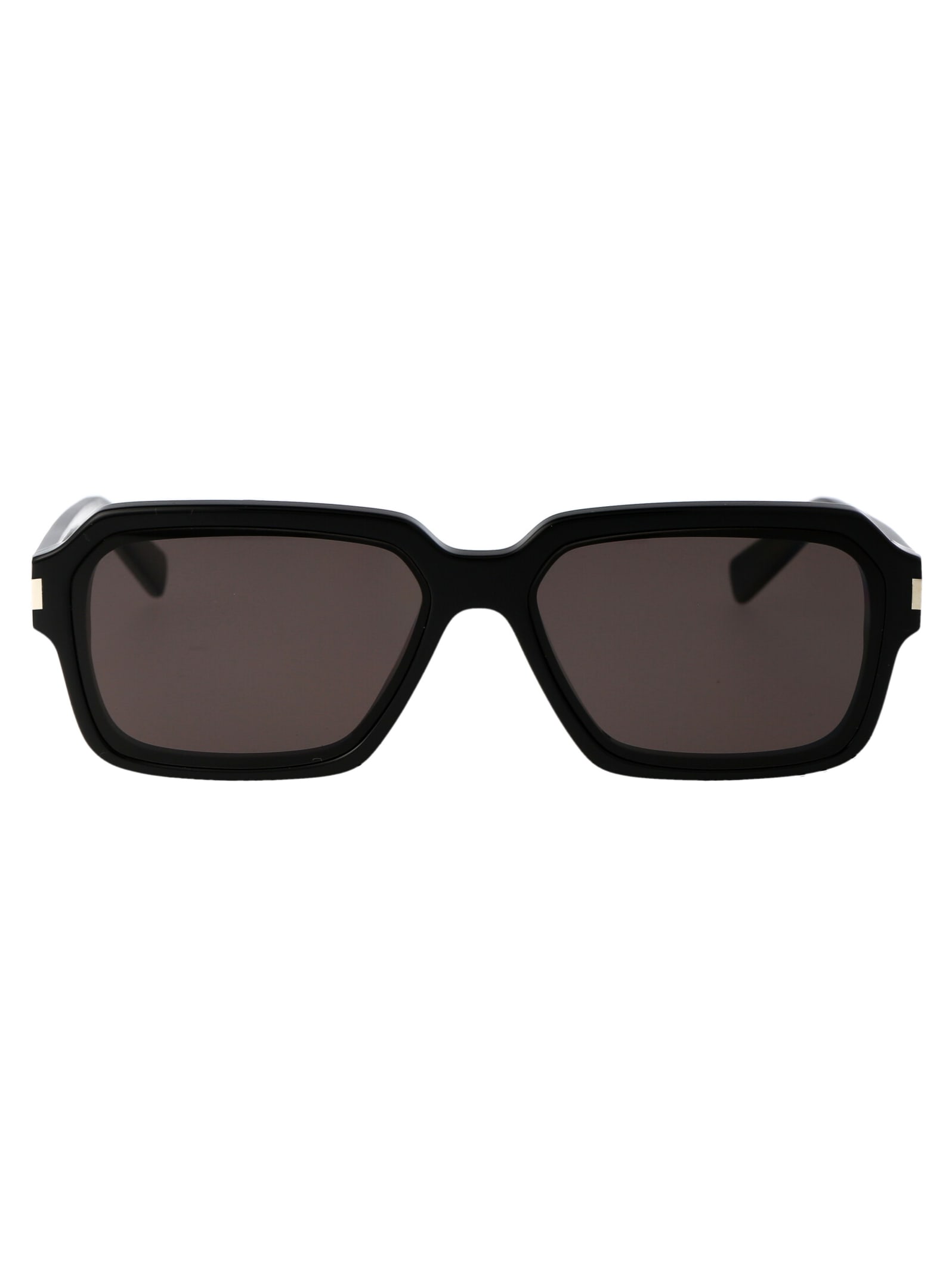 Shop Saint Laurent Sl 611 Sunglasses In 001 Black Black Black