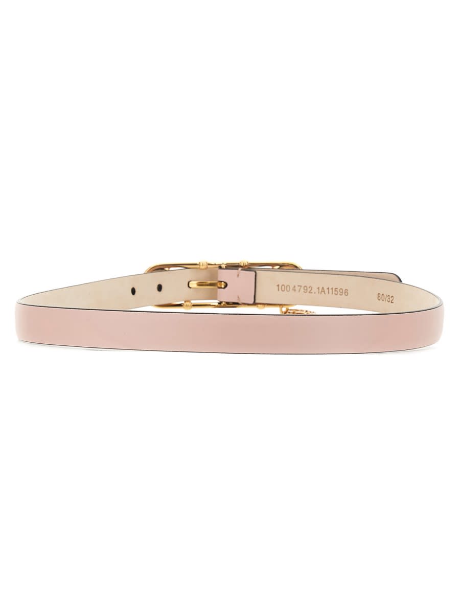 Shop Versace Safety Pin Belt In Pink