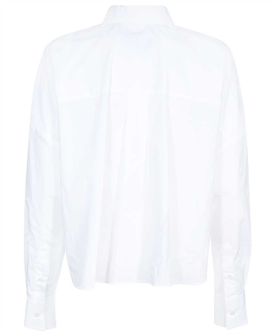 Msgm Cotton Shirt In White