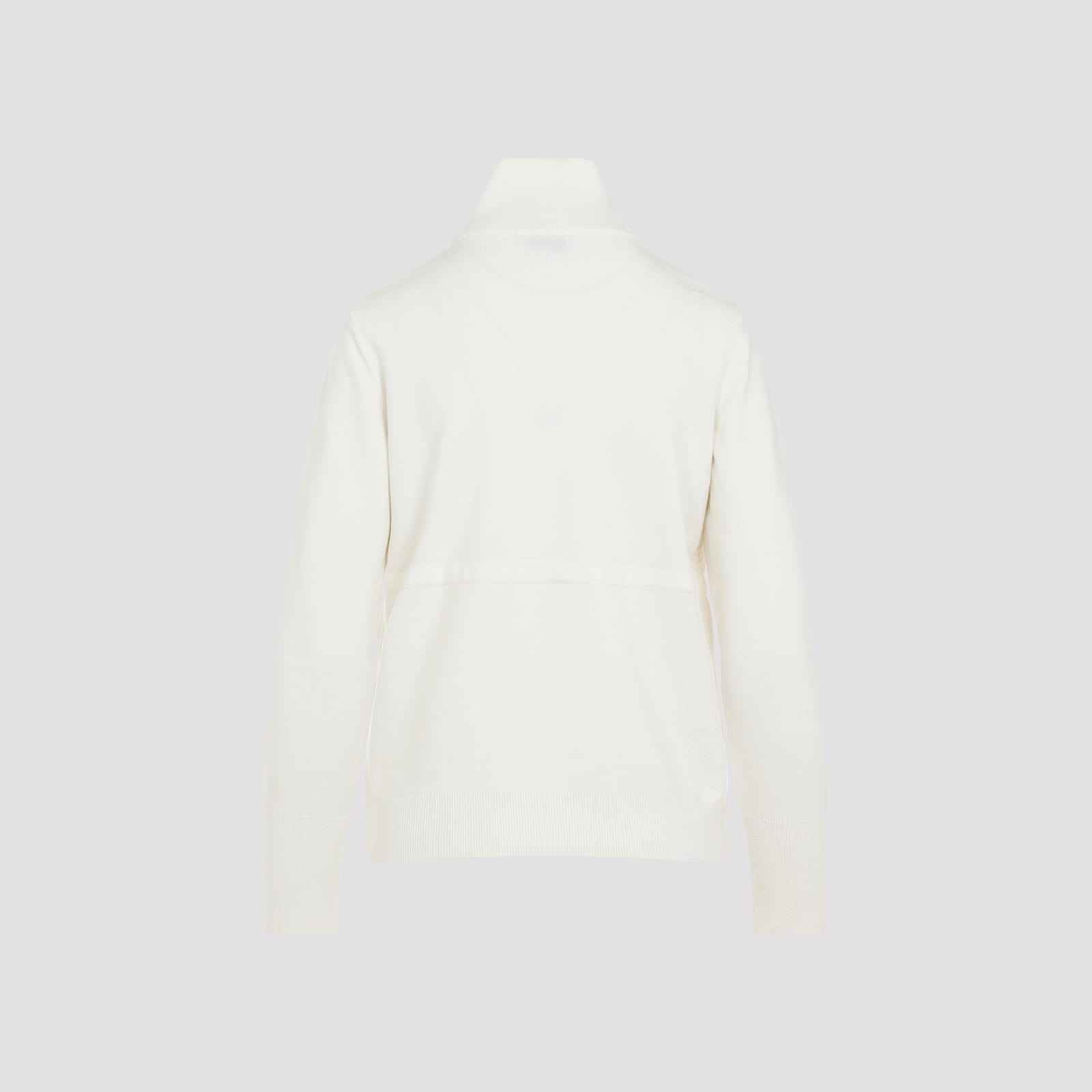 Shop Moncler Cardigan Tricot In White