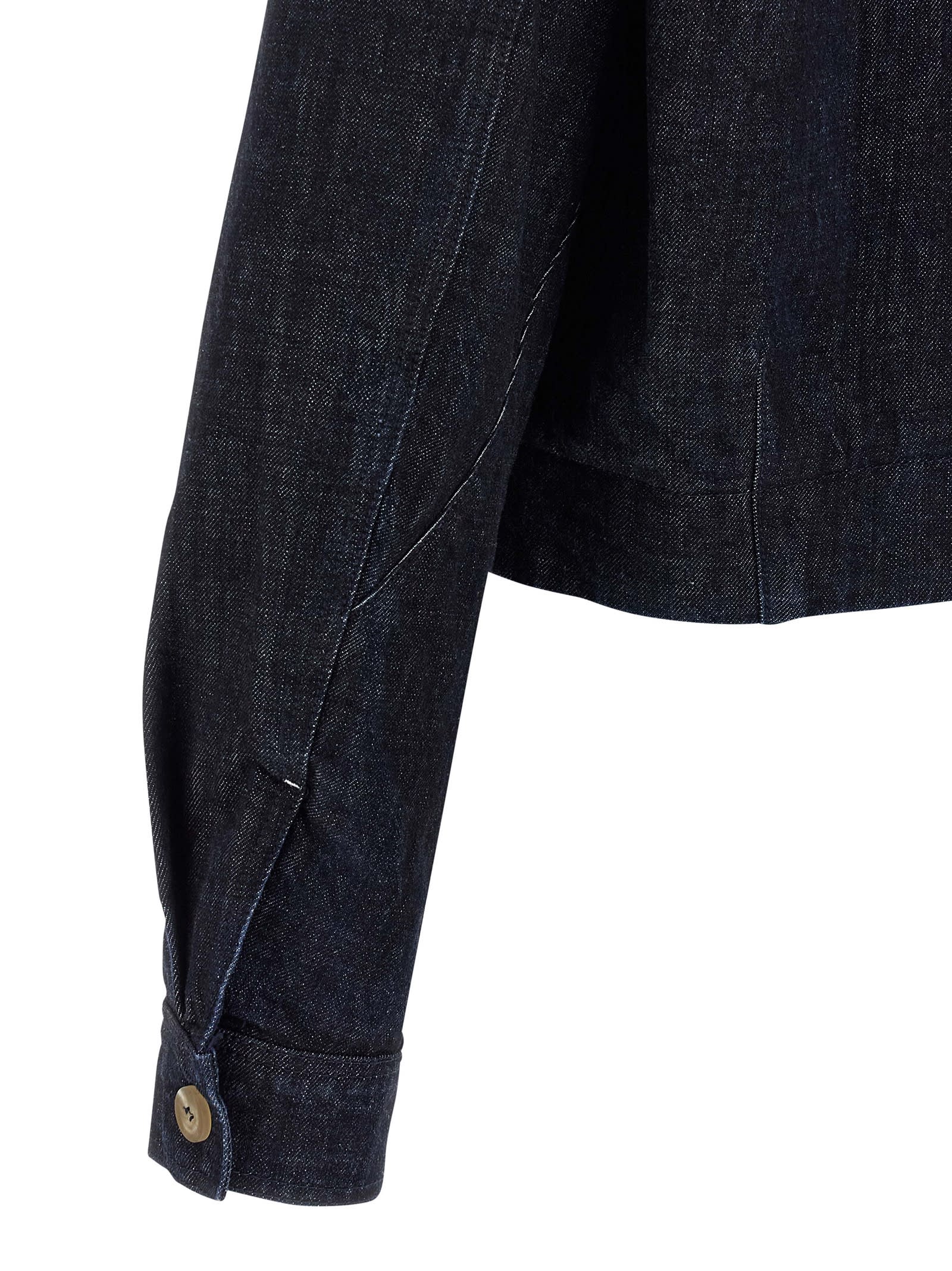Jacquemus Lapel Long Sleeve Casual Jacket In Blue