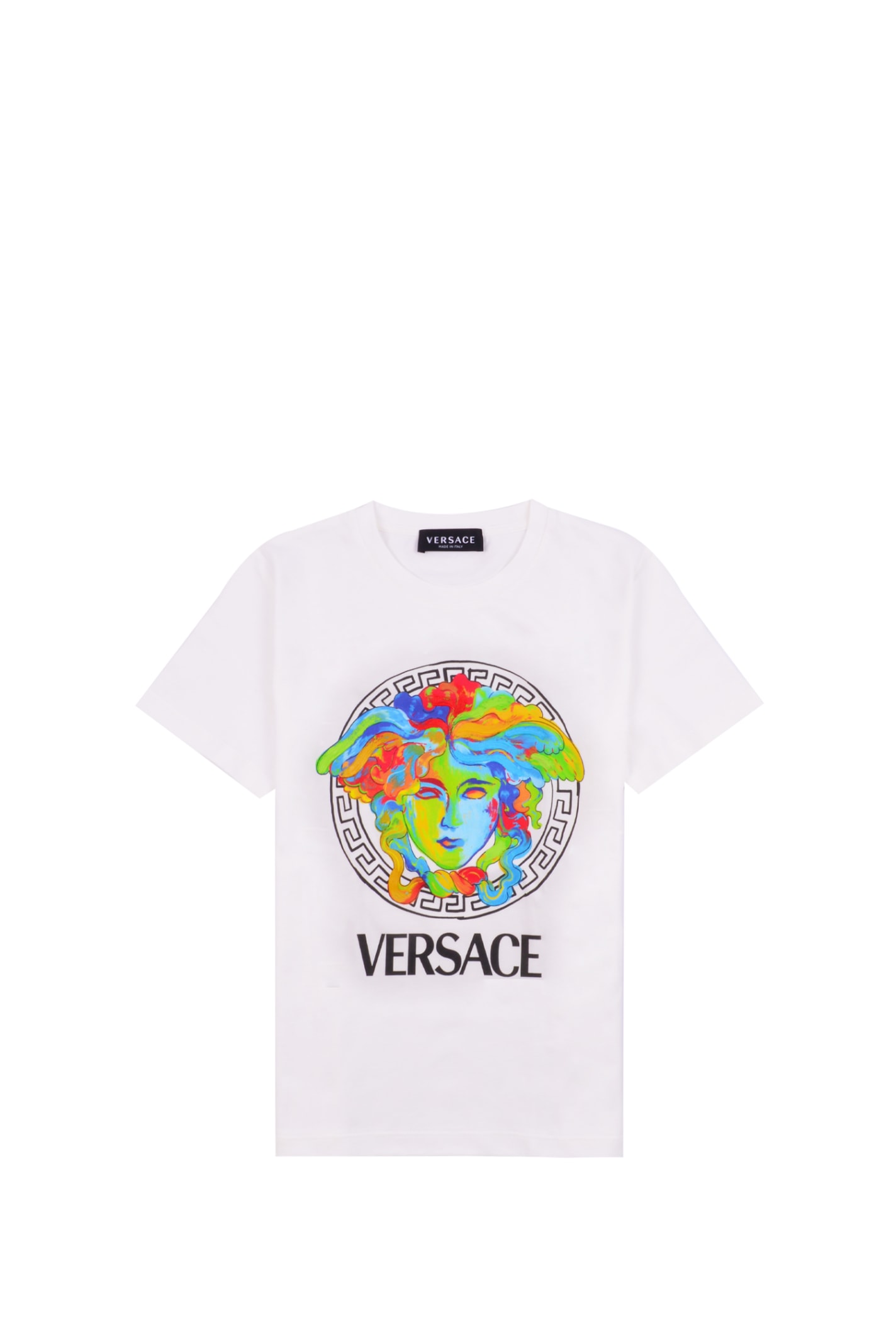 Versace Cotton T-shirt With Print