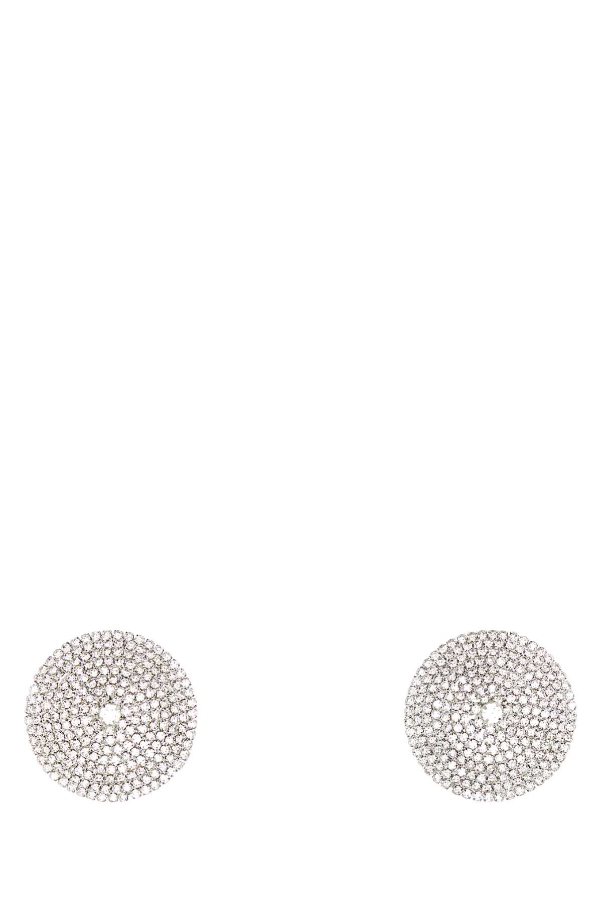 Silver Rhinestones Nipple Stickers