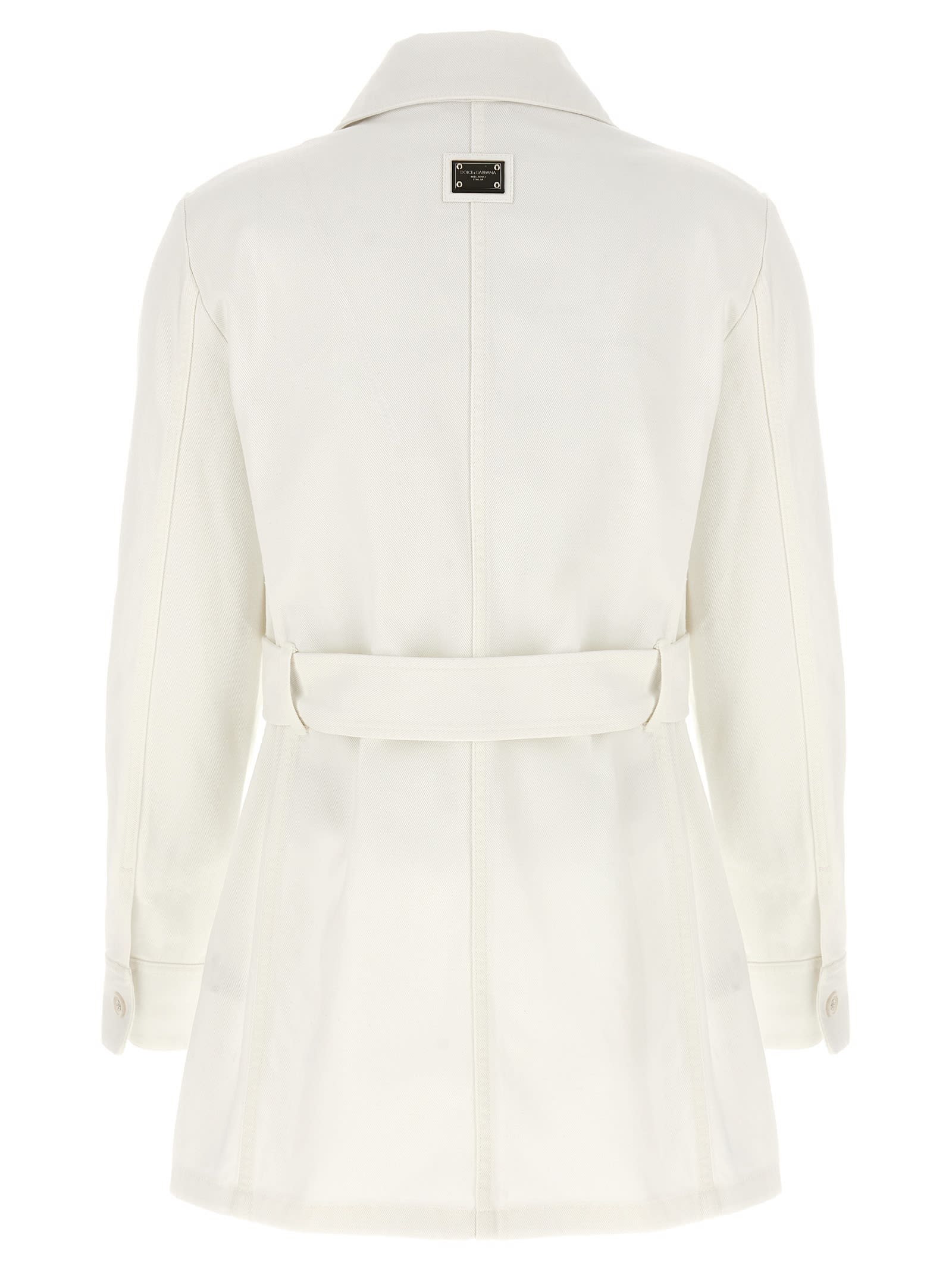 Shop Dolce & Gabbana Capri Jacket In White