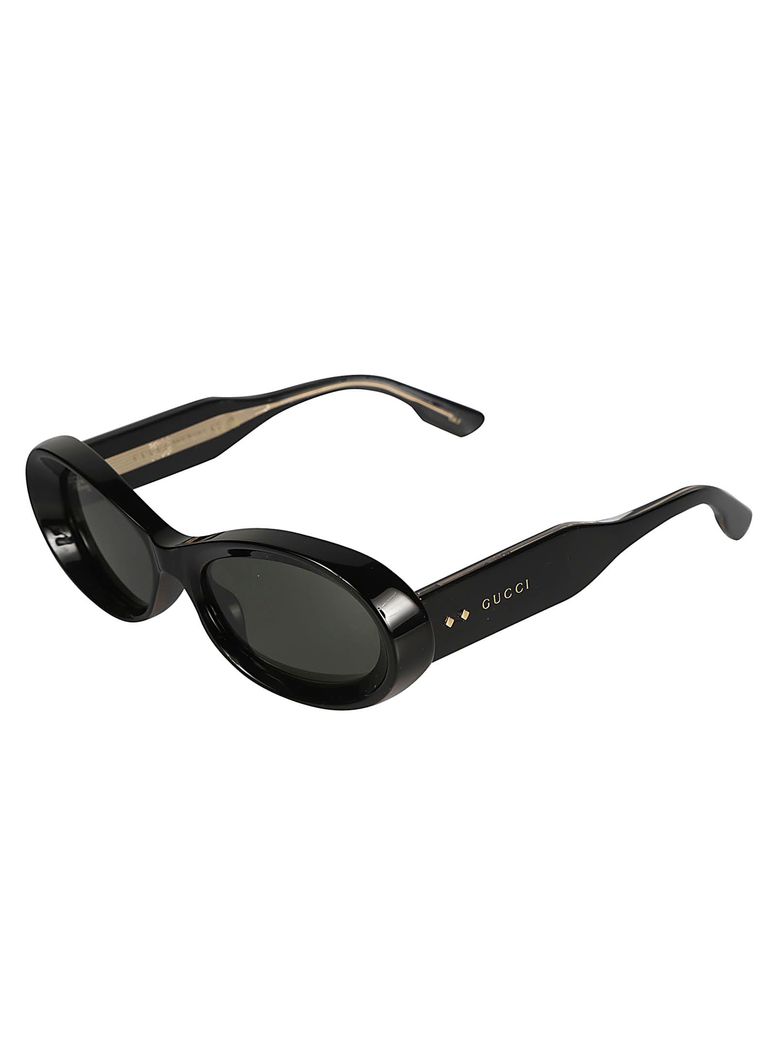 GUCCI OVAL THICK SUNGLASSES 