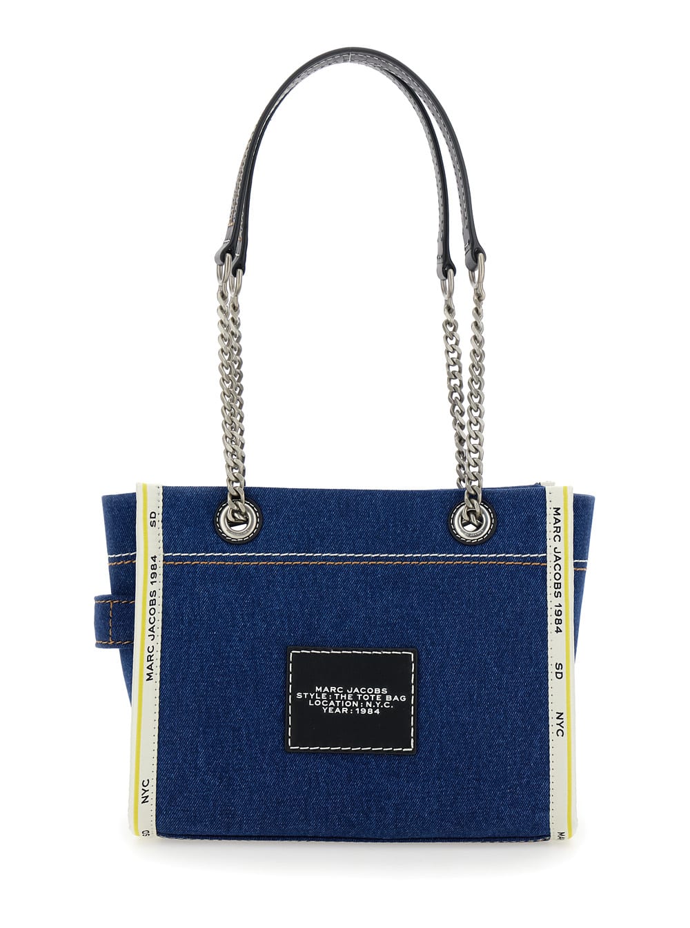 Shop Marc Jacobs The Small Tote In Blu