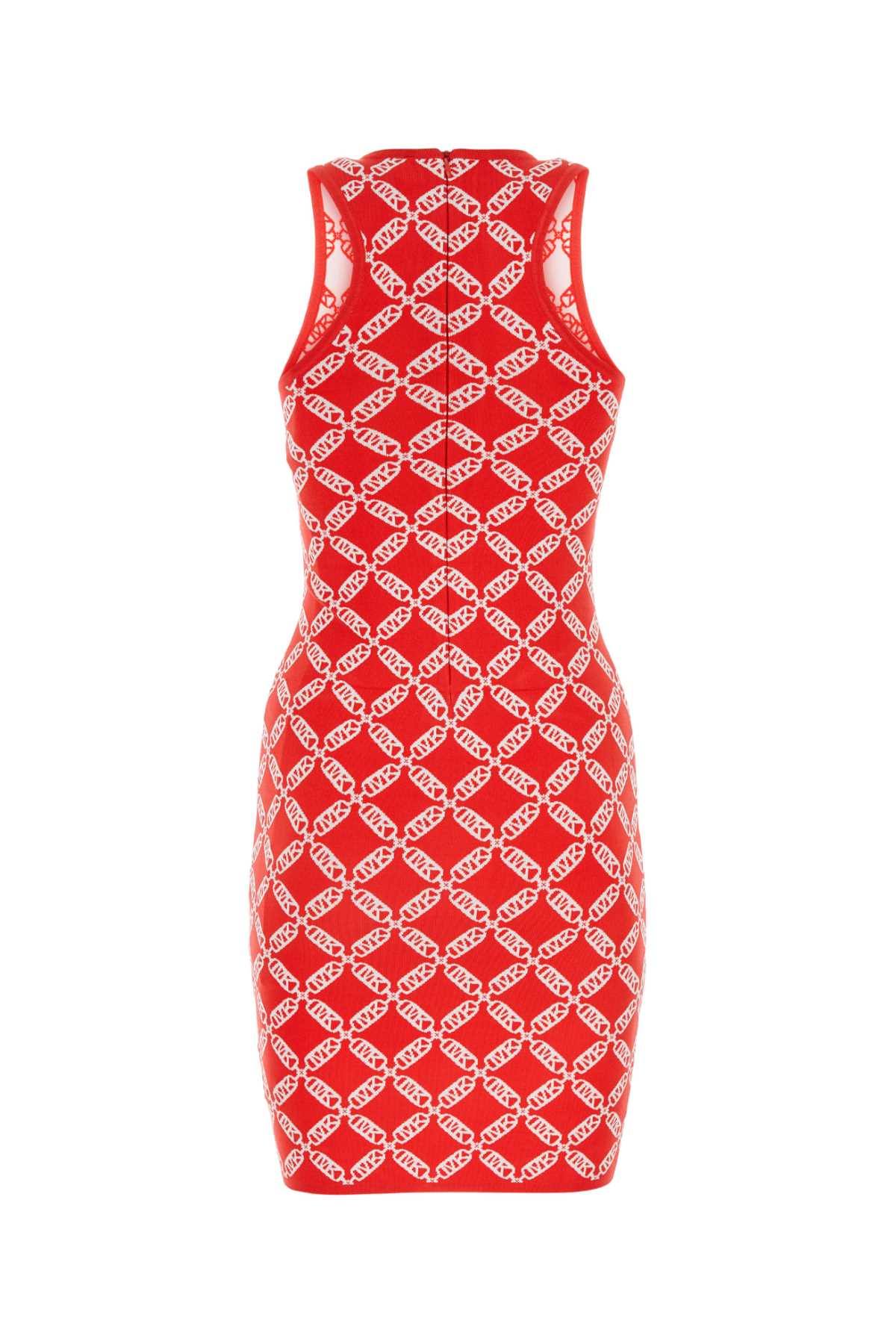 Michael Kors Embroidered Jacquard Mini Dress In Seacoral