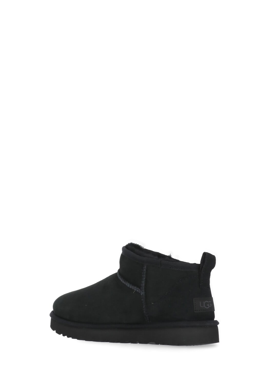 Shop Ugg Classic Ultra Mini Ankle Boots In Black