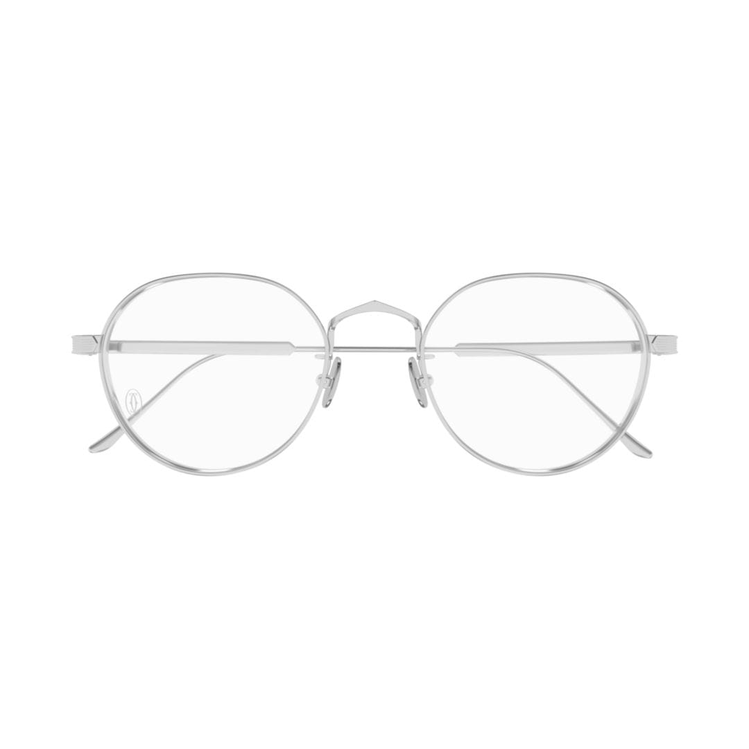 Cartier Ct0561oa-002silver-silver-transparent In Metallic