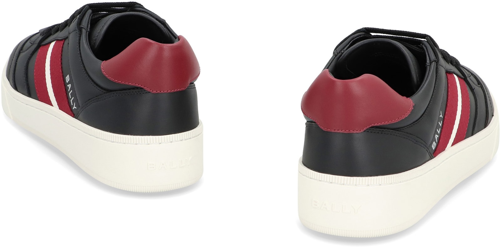 BALLY REBBY LEATHER LOW-TOP SNEAKERS