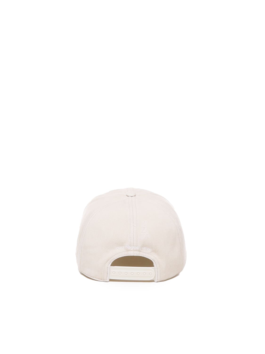 Shop Courrèges Logo Patch Baseball Hat In Oats