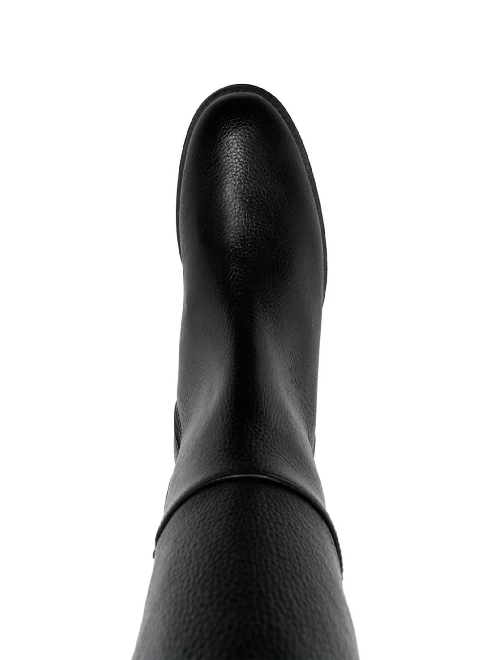 Shop Roberto Festa Black Calf Leather Arvid Boots