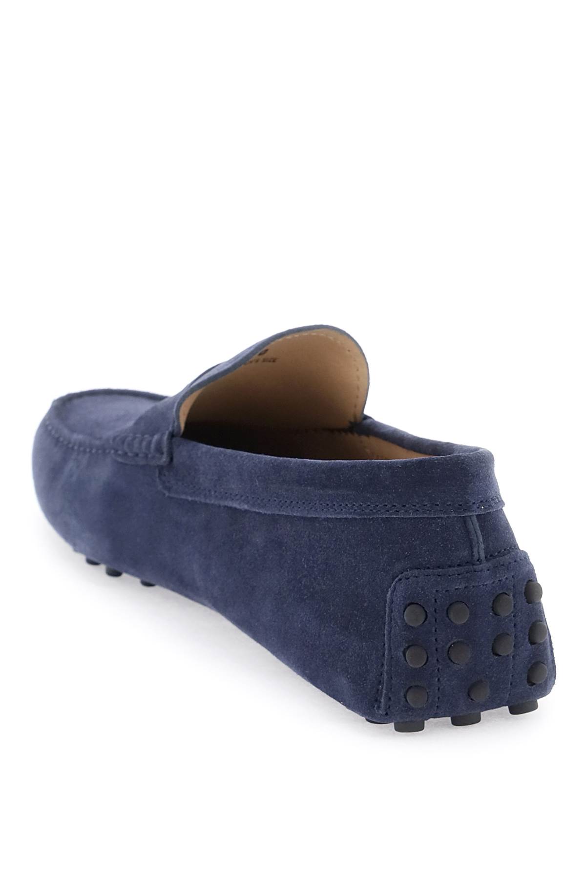 Shop Tod's Gommino Loafers In Galassia (blue)