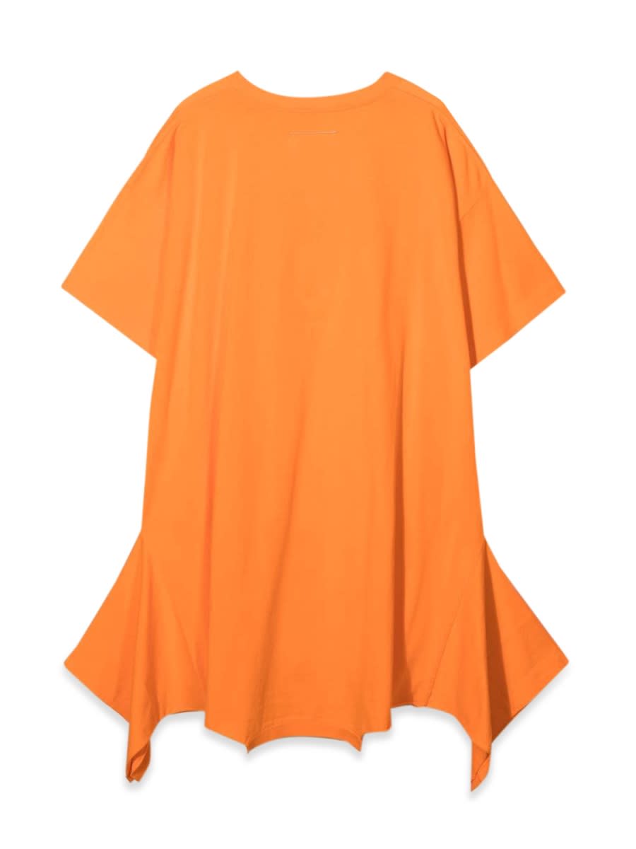 Shop Mm6 Maison Margiela Dress In Orange