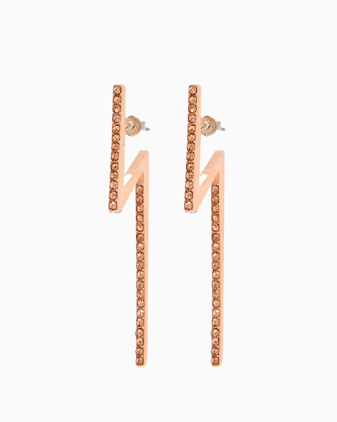 Flash Earrings Rose Gold