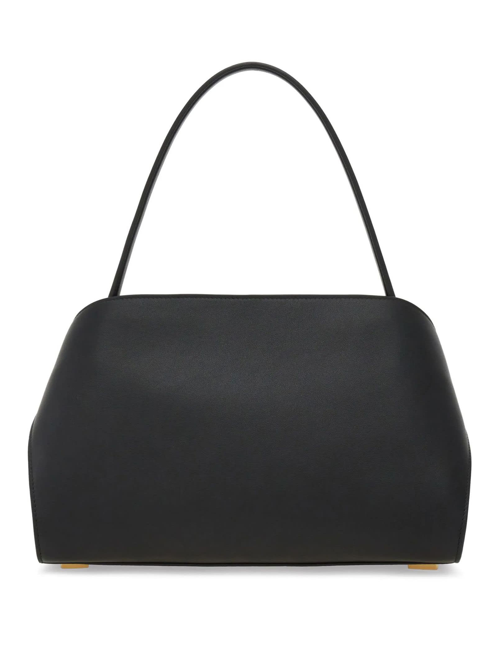 Ferragamo Hug Soft Two-tone Shoulder Bag (m)