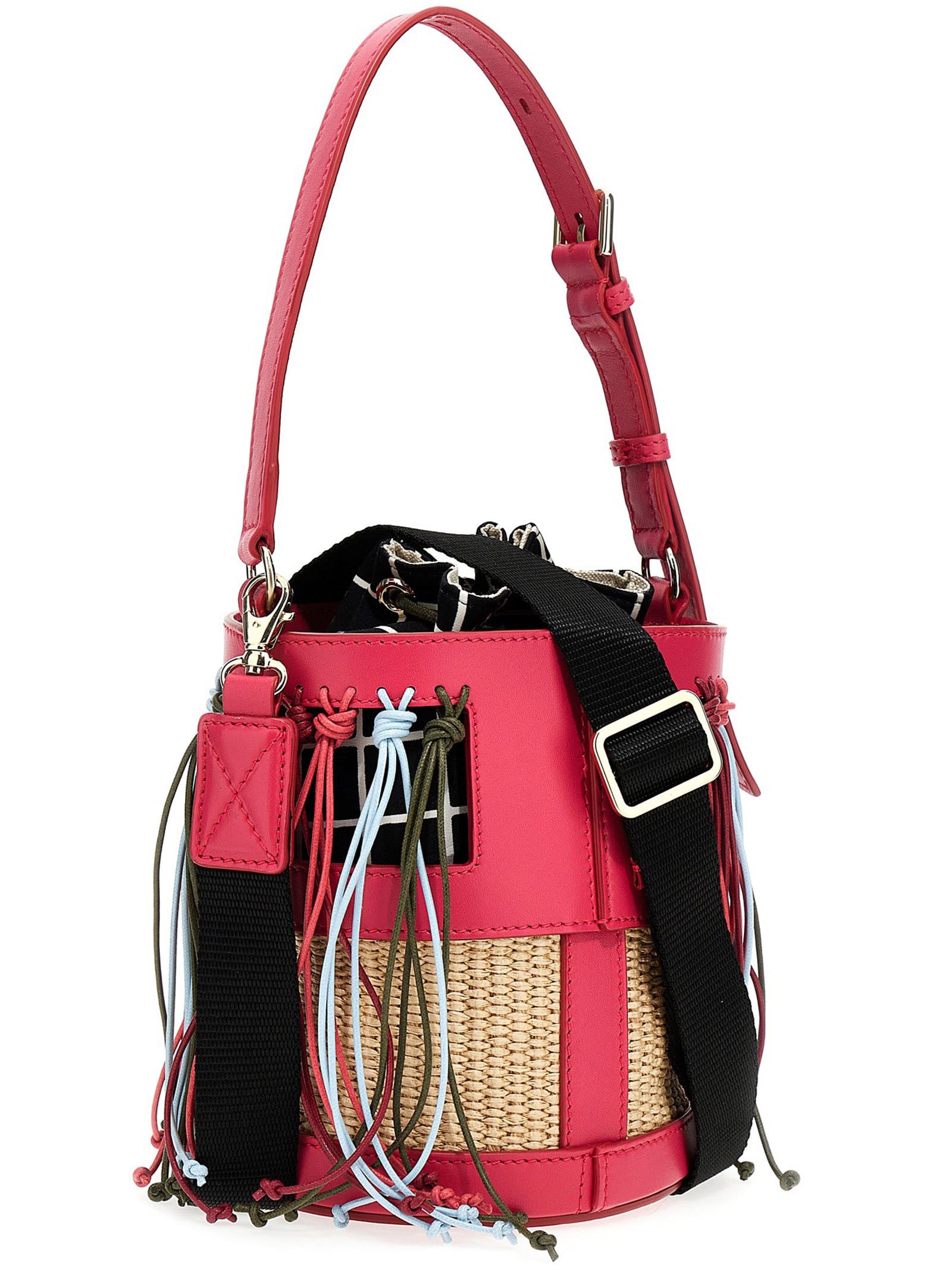 Shop Cuba Lab Riviera Cubalab  X Sanpa Bucket Bag In Fuchsia