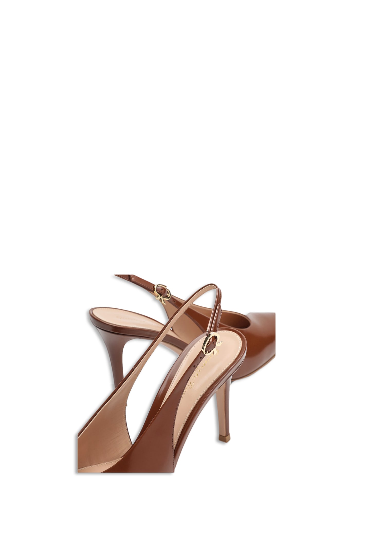 Shop Gianvito Rossi Tokio Havana Shoes With Heels In Brown