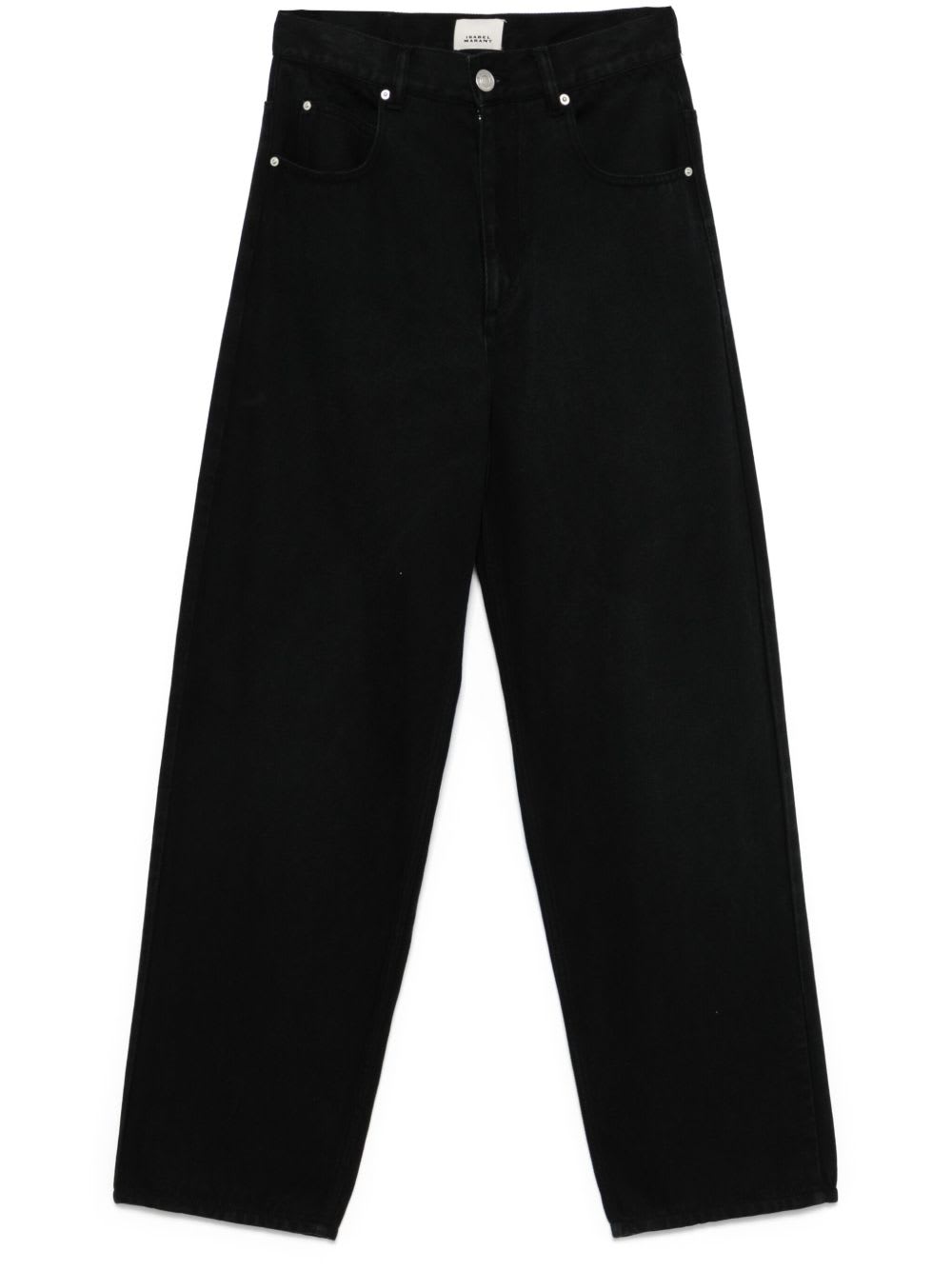 Isabel Marant - Jenny Straight Leg Jeans In Black