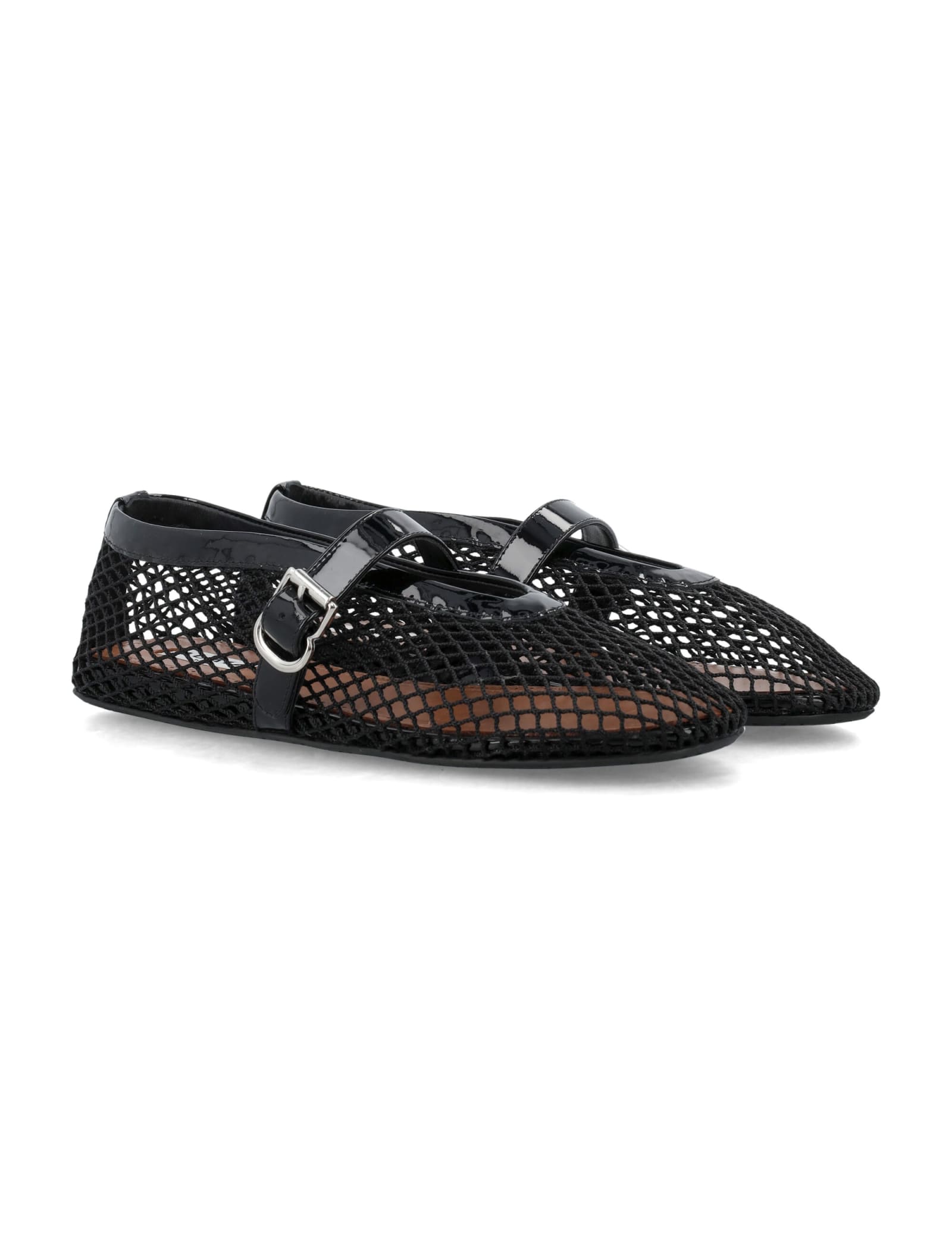 ALAÏA FISHNET BALLET FLAT