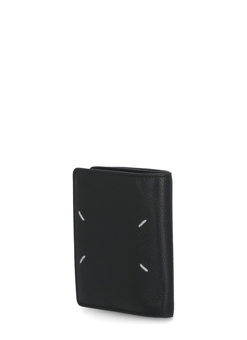 Shop Maison Margiela Four Stitches Wallet In Black