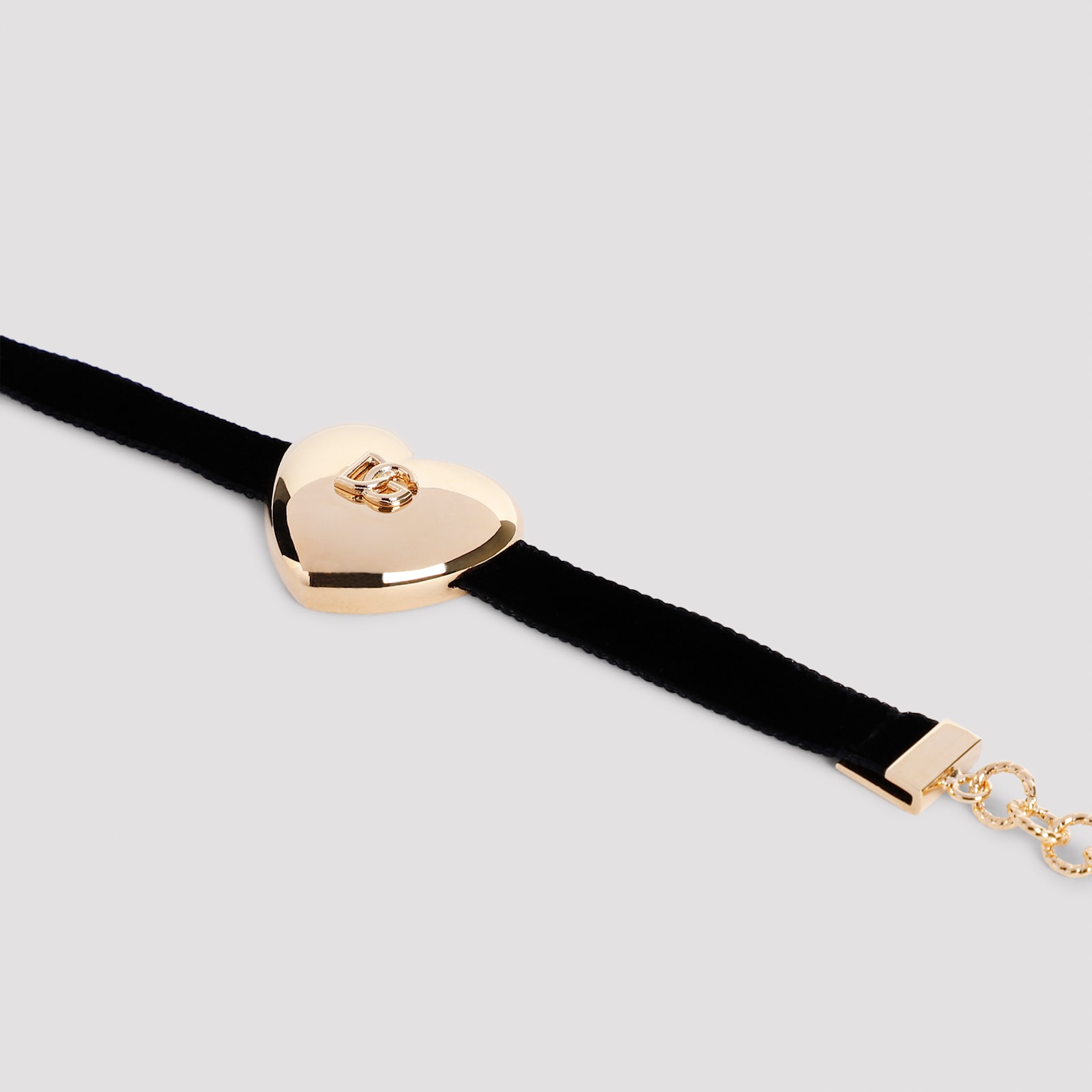 Shop Dolce & Gabbana Brass Bracelet In Nero Oro