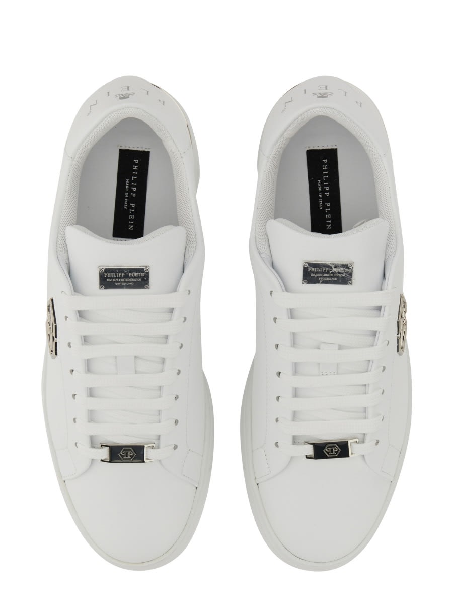 Shop Philipp Plein Sneaker With Logo In White