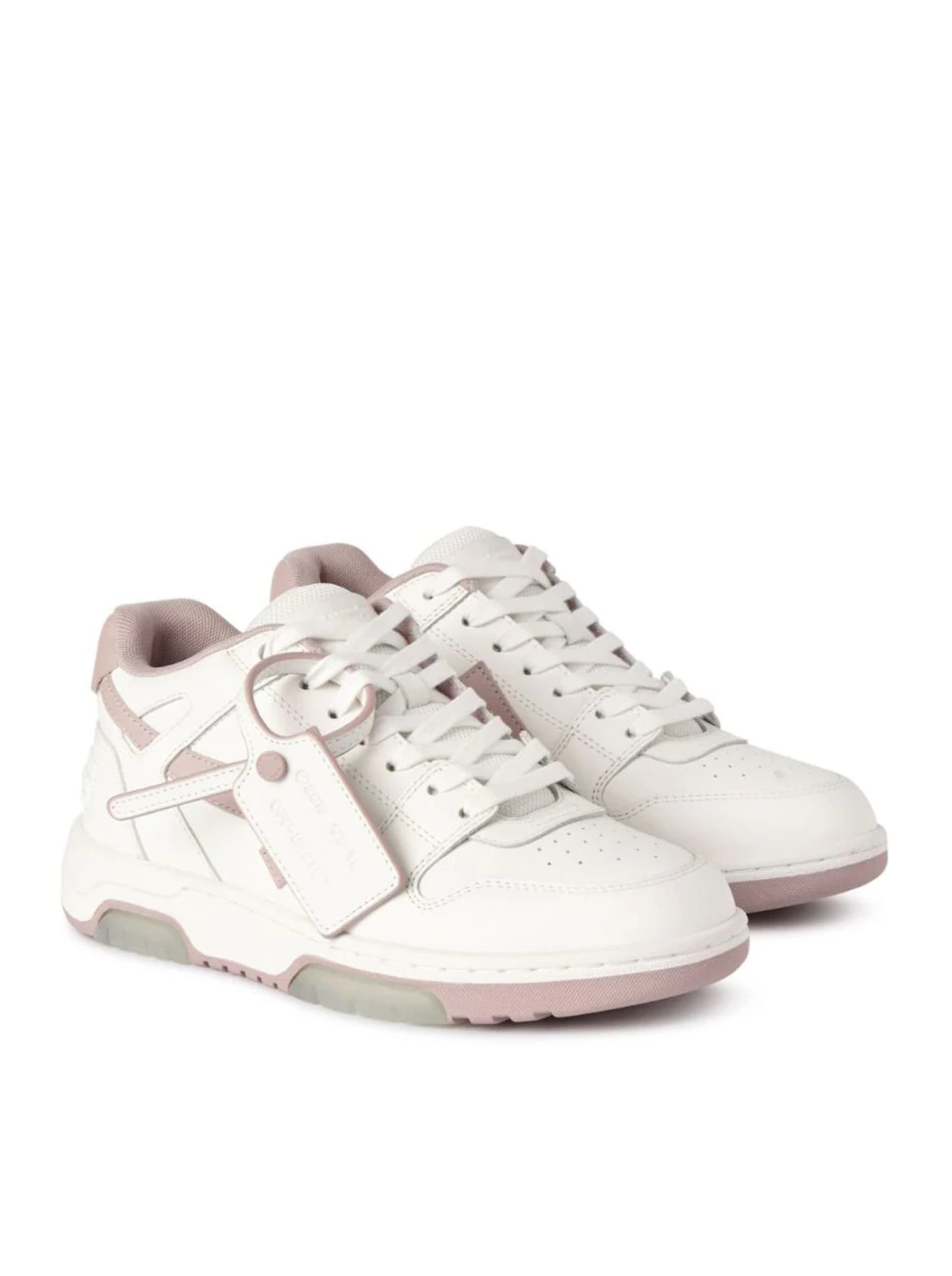 Shop Off-white Out Of Office Sneakers In White Pink