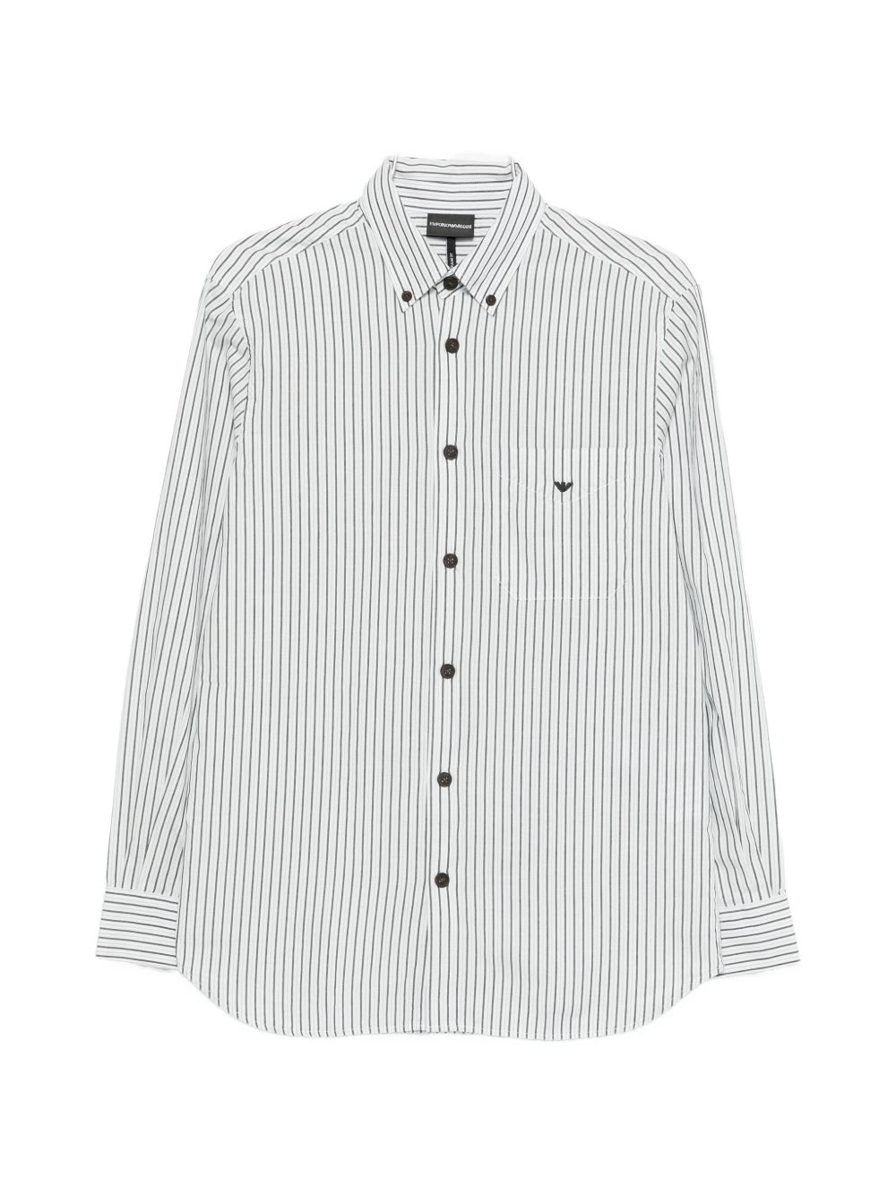 Emporio Armani Striped Cotton Shirt
