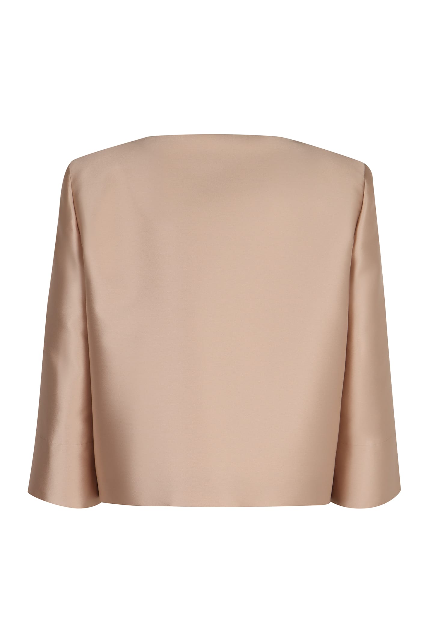 Alberta Ferretti Long-sleeved Casual Jacket In Pink