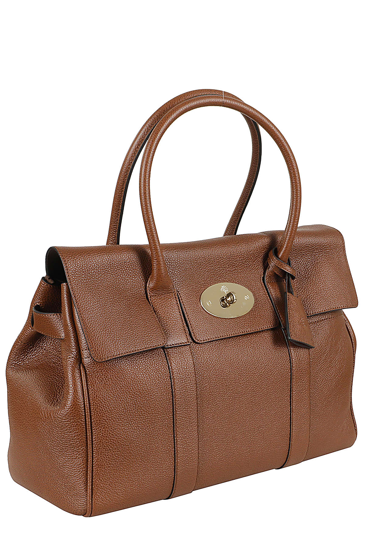 Shop Mulberry Bayswater Two Tone Small Classic Grain In Oak