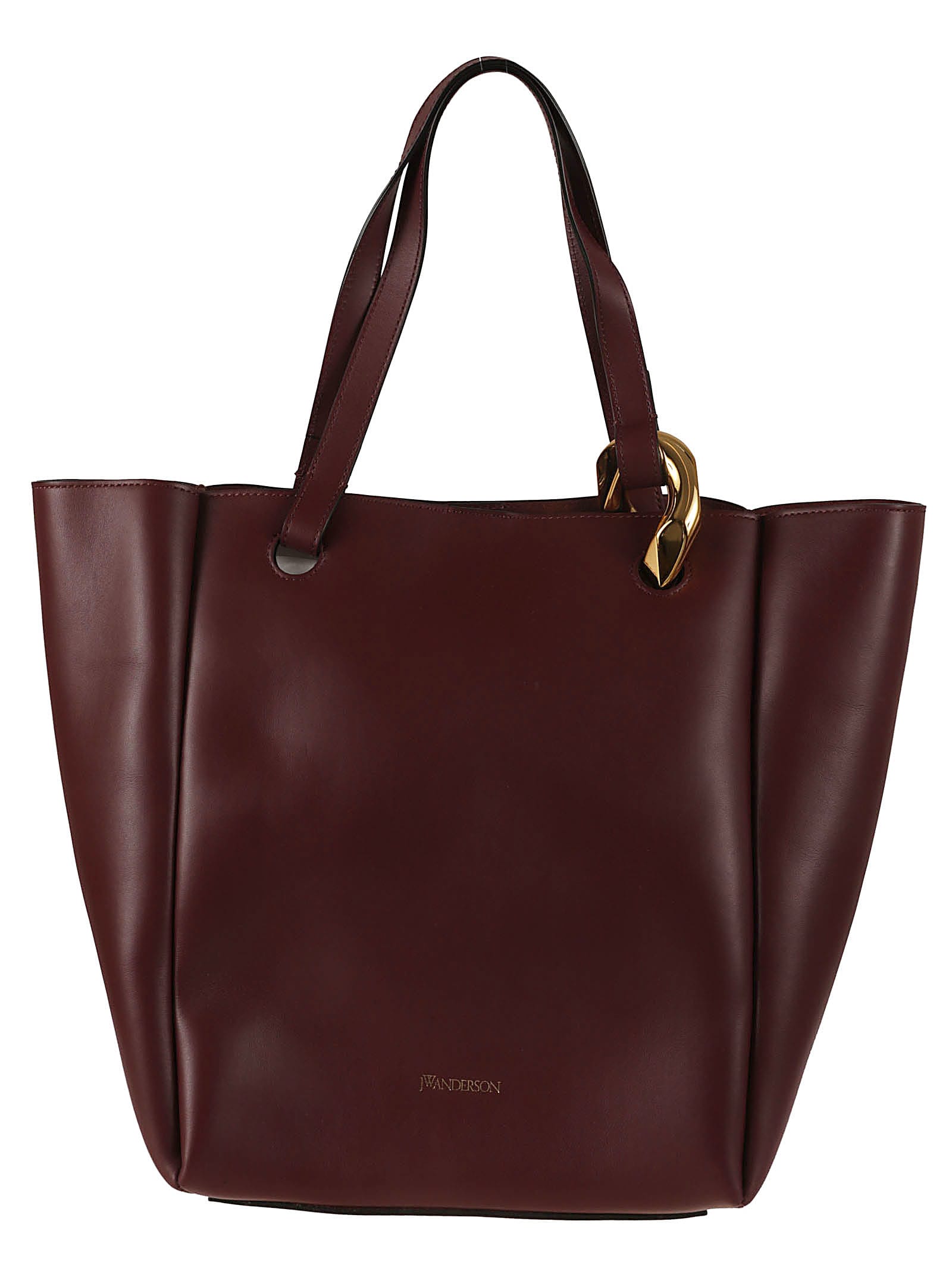 Jw Anderson The Jwa Corner Tote In Burgundy