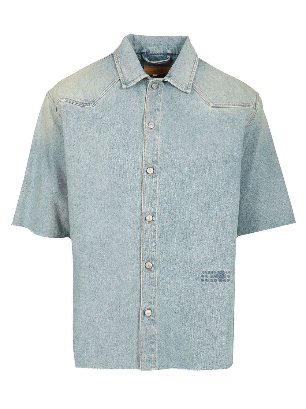 Short Sleeve Denim Shirt