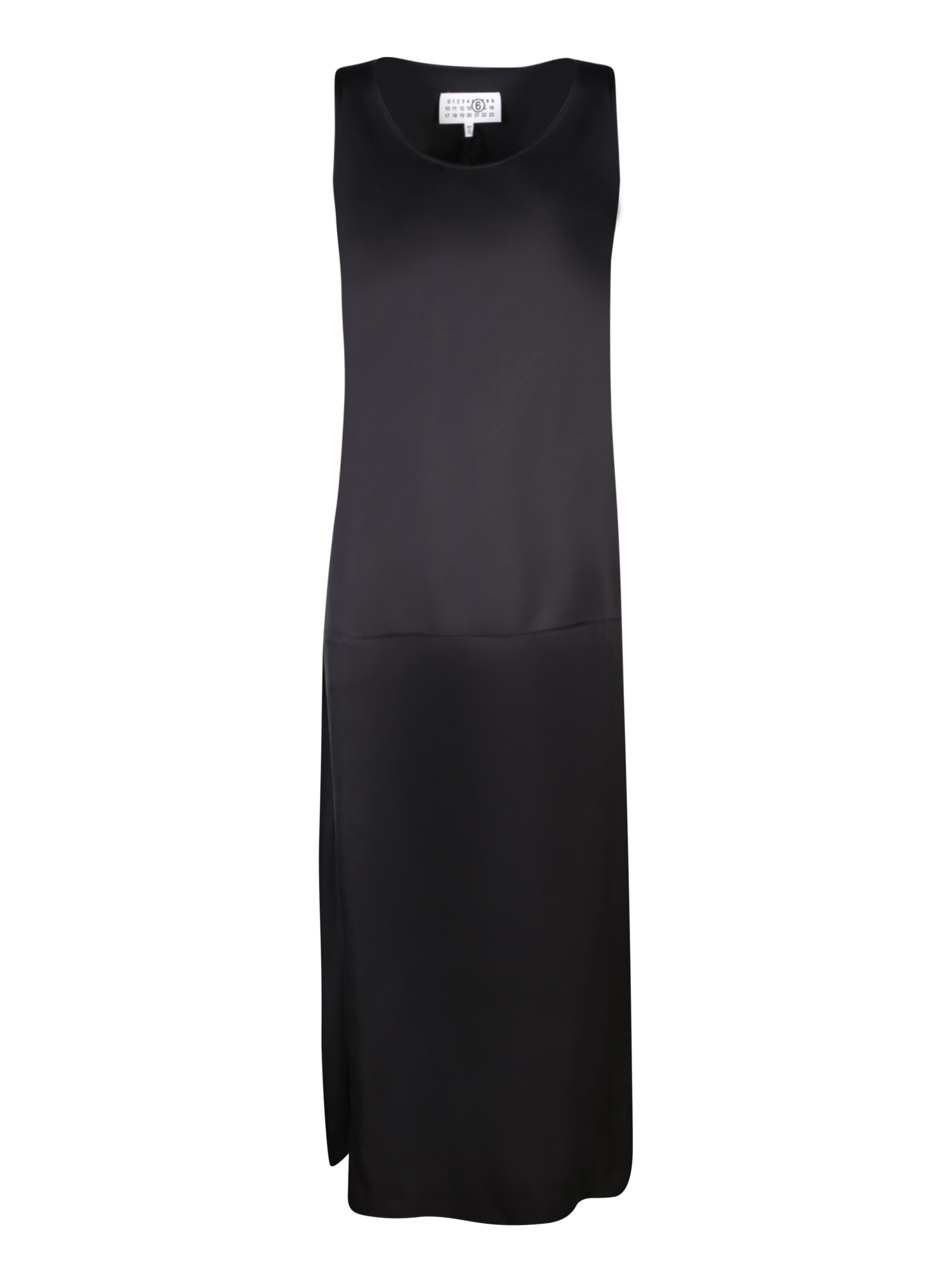 Side-slit Sleeveless Midi Dress