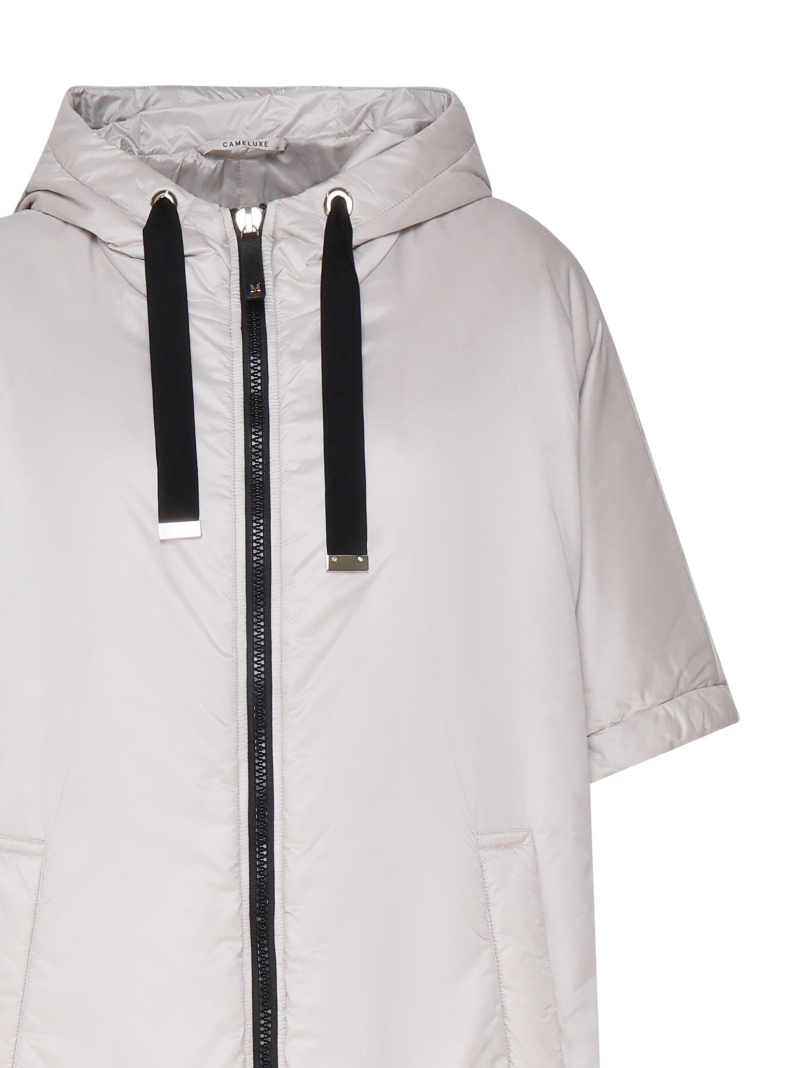 Shop Max Mara The Cube Greenci Hood In Nylon In White