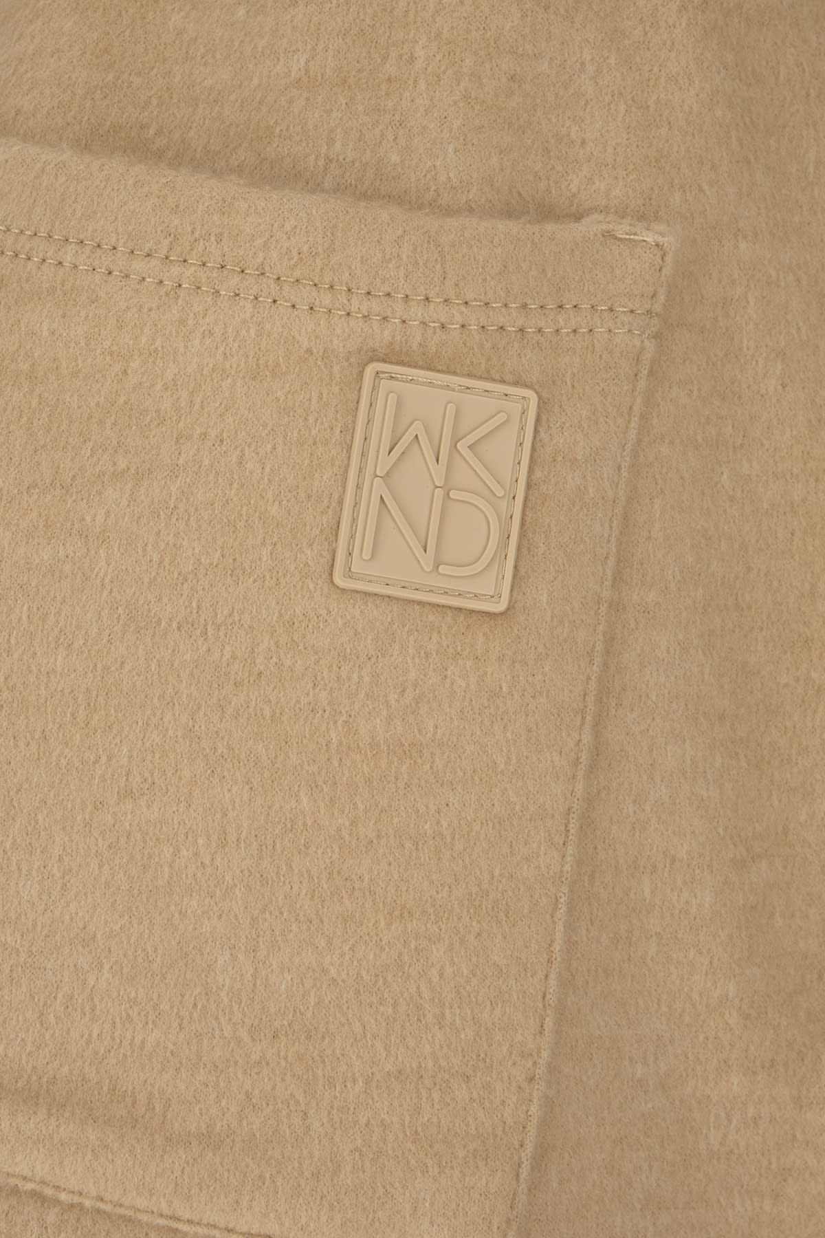 Weekend Max Mara Sand Polyester Blend Joggers In Cacha