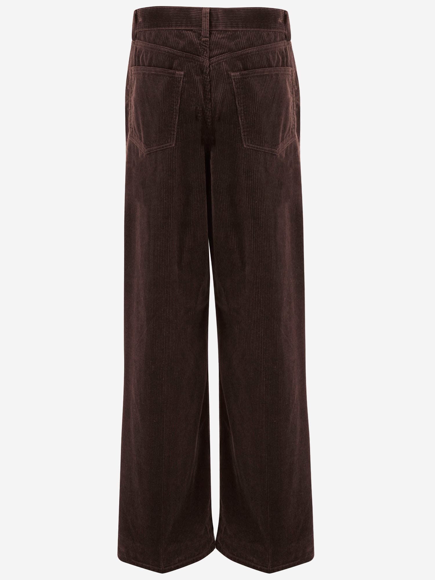 Polo Ralph Lauren Cotton Velvet Pants In Brown