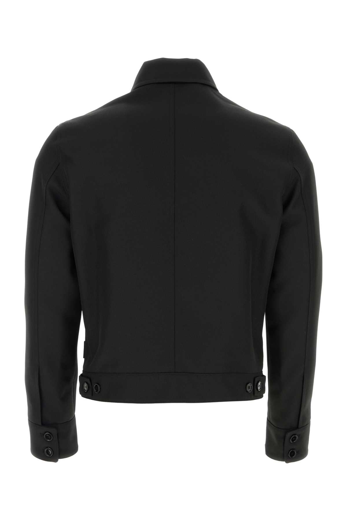 Shop Courrèges Black Polyester Jacket