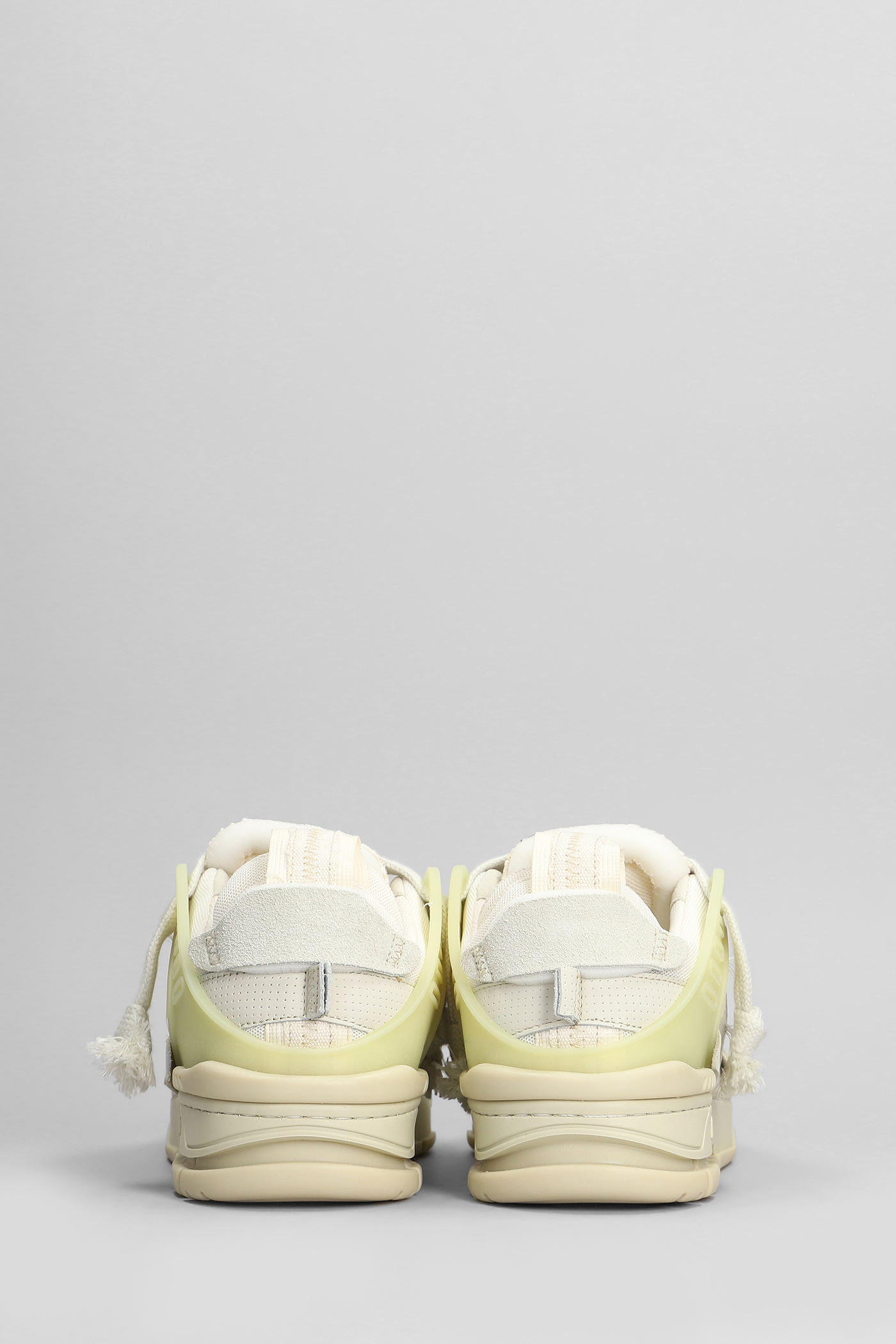 Axel Arigato Area Patchwork Sneakers In Beige Suede And Leather In Neutral